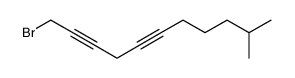 1-bromo-10-methylundeca-2,5-diyne Structure