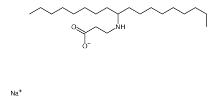 sodium (Z)-N-9-octadecyl-beta-alaninate structure