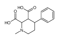 1-methyl-4-phenylpiperidine-2,3-dicarboxylic acid Structure