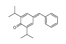 4-benzylidene-2,6-di(propan-2-yl)cyclohexa-2,5-dien-1-one结构式