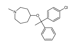 4-[1-(4-chlorophenyl)-1-phenylethoxy]-1-methylazepane Structure