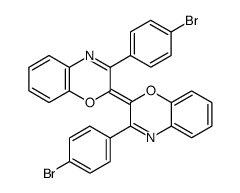 (E)-3,3'-bis-(4-bromo-phenyl)-[2,2']bi[benzo[1,4]oxazinylidene] Structure