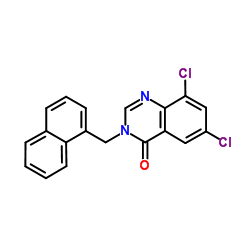 6,8-Dichloro-3-(1-naphthylmethyl)-4(3H)-quinazolinone结构式
