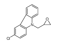 3-chloro-9-(oxiran-2-ylmethyl)carbazole结构式