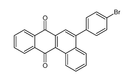 5-(4-bromophenyl)benzo[a]anthracene-7,12-dione结构式