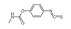 Methyl-carbamic acid 4-isothiocyanato-phenyl ester结构式