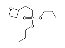 2-(2-dipropoxyphosphorylethyl)oxetane Structure