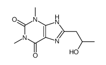 8-(2-hydroxypropyl)-1,3-dimethyl-7H-purine-2,6-dione Structure