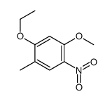 Benzene, 1-ethoxy-5-methoxy-2-methyl-4-nitro- (9CI) structure