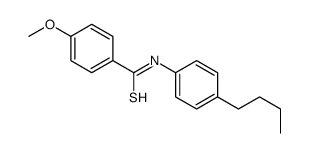 N-(4-butylphenyl)-4-methoxybenzenecarbothioamide结构式