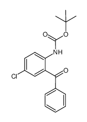 tert-butyl 2-benzoyl-4-chlorophenylcarbamate结构式