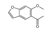 1-(6-METHOXYBENZOFURAN-5-YL)ETHANONE结构式