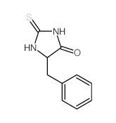 4-Imidazolidinone, 5-(phenylmethyl)-2-thioxo-结构式