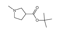 1-Methyl-pyrrolidine-3-carboxylic acid tert-butyl ester structure