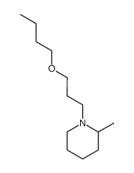 1-(3-Butoxypropyl)-2-methylpiperidine结构式