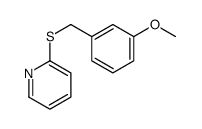 2-[(3-methoxyphenyl)methylsulfanyl]pyridine Structure