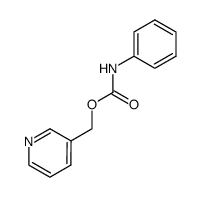 phenyl-carbamic acid pyridin-3-ylmethyl ester结构式