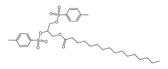 2,3-bis(tosyloxy)propyl palmitate Structure