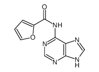 2-Furancarboxamide,N-9H-purin-6-yl- Structure