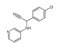 (4-chloro-phenyl)-pyridin-3-ylamino-acetonitrile Structure