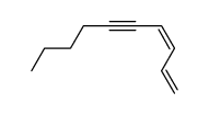 deca-1,3c-dien-5-yne结构式