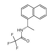 (S)-N-trifluoroacetyl-α-(1-naphthyl)ethylamine Structure