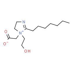 1-(carboxylatomethyl)-2-heptyl-4,5-dihydro-1-(2-hydroxyethyl)-1H-imidazolium Structure