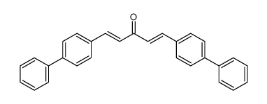 1t,5t-bis-biphenyl-4-yl-penta-1,4-dien-3-one结构式