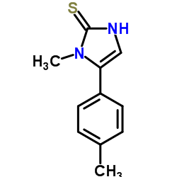 1-methyl-5-(4-methylphenyl)-1H-imidazole-2-thiol Structure
