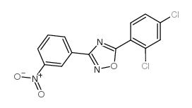 5-(2,4-Dichlorophenyl)-3-(3-nitrophenyl)-1,2,4-oxadiazole Structure
