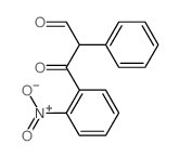 Benzenepropanal,2-nitro-b-oxo-a-phenyl- Structure