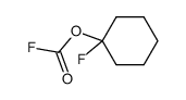 [1-Fluorcyclohexyl]-fluorformiat结构式