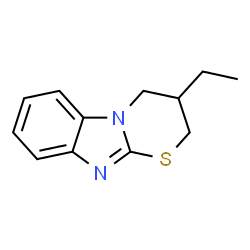 2H-[1,3]Thiazino[3,2-a]benzimidazole,3-ethyl-3,4-dihydro-(9CI)结构式