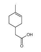2-(4-methylcyclohex-3-en-1-yl)acetic acid Structure