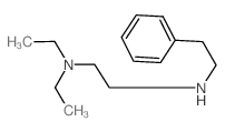 N1,N1-diethyl-N2-phenethyl-1,2-ethanediamine Structure