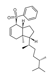 (1R,3aR,4R,7aR)-1-((2R,5S)-5,6-dimethylheptan-2-yl)-7a-methyl-4-(phenylsulfonyl)-2,3,3a,4,7,7a-hexahydro-1H-indene Structure