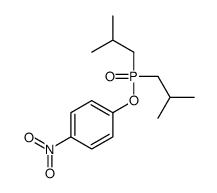 1-[bis(2-methylpropyl)phosphoryloxy]-4-nitrobenzene结构式