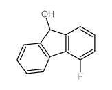 4-fluoro-9H-fluoren-9-ol结构式