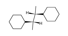 1,1'-(1,2-Dimethylethylene)biscyclohexane structure