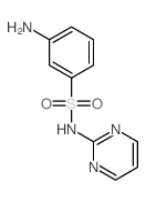 Benzenesulfonamide,3-amino-N-2-pyrimidinyl- structure