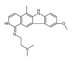 N-(9-methoxy-5-methyl-6H-pyrido[4,3-b]carbazol-1-yl)-N',N'-dimethylethane-1,2-diamine Structure