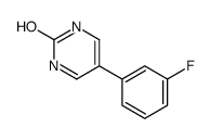 5-(3-fluorophenyl)-1H-pyrimidin-2-one结构式