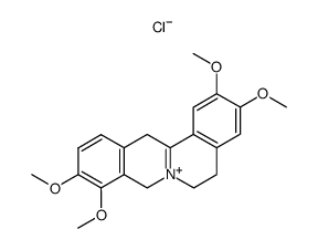 dihydropalmatine chloride Structure