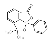 2,2-dimethyl-6-oxo-8-phenyl-2H,6H-<1,2>thioxolo<4,5,1-hi>benzthioxole结构式