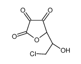 L-threo-2,3-Hexodiulosonic acid, 6-chloro-6-deoxy-, gamma-lactone (9CI) structure