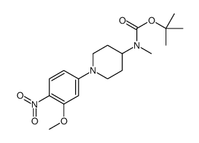 [1-(3-Methoxy-4-nitro-phenyl)-piperidin-4-yl]-Methyl-carbamic acid tert-butyl ester picture