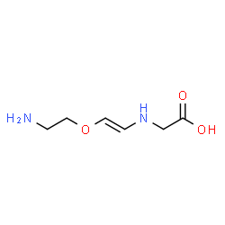 Glycine, N-[2-(2-aminoethoxy)ethenyl]- (9CI) Structure