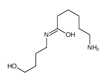 6-amino-N-(4-hydroxybutyl)hexanamide结构式