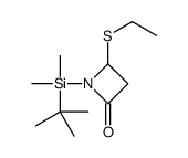 1-[tert-butyl(dimethyl)silyl]-4-ethylsulfanylazetidin-2-one Structure