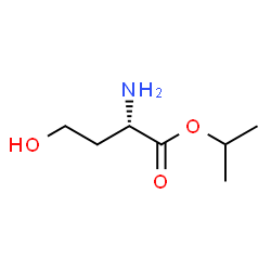 Homoserine, 1-methylethyl ester (9CI) structure